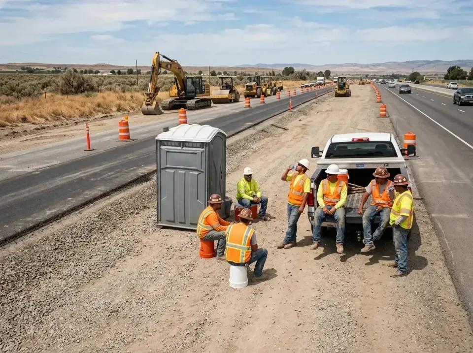 highway-road-construction-crew-007 — frequently asked questions, Porta Potty and Restroom Rentals in Newark, CA